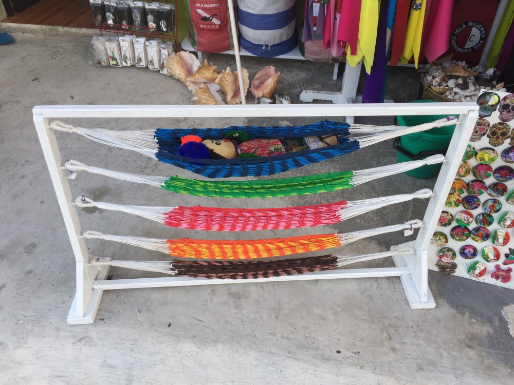 We may have bought this tiny hammock for Fabio, or fruit in the kitchen. So excited.