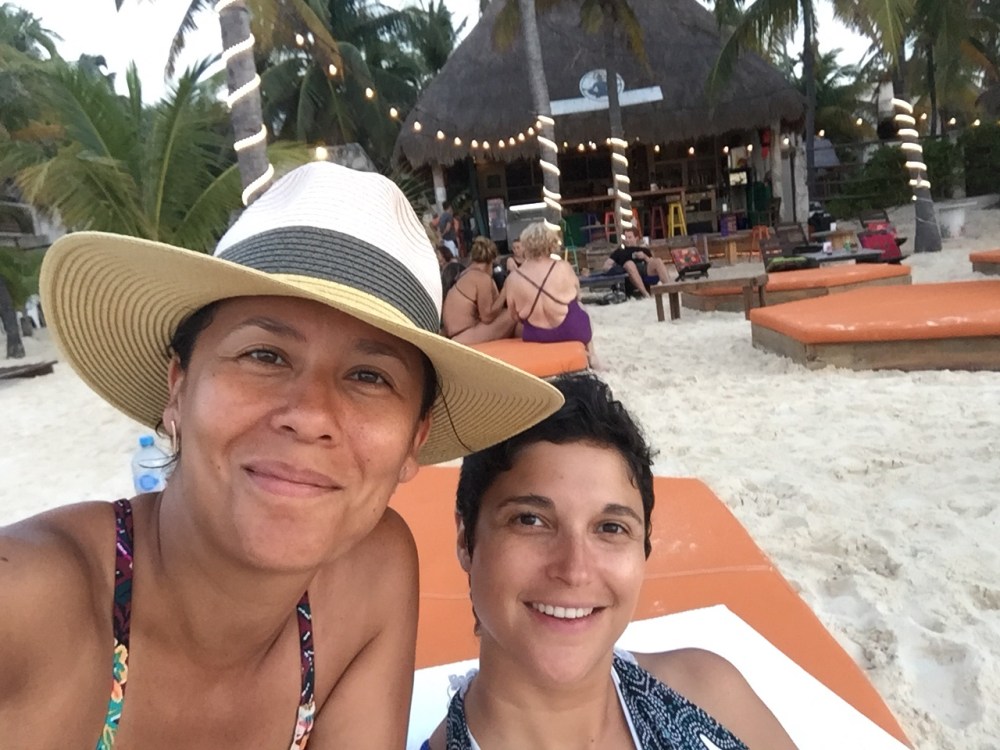 Back at Green Demon on our favorite lounging bed.